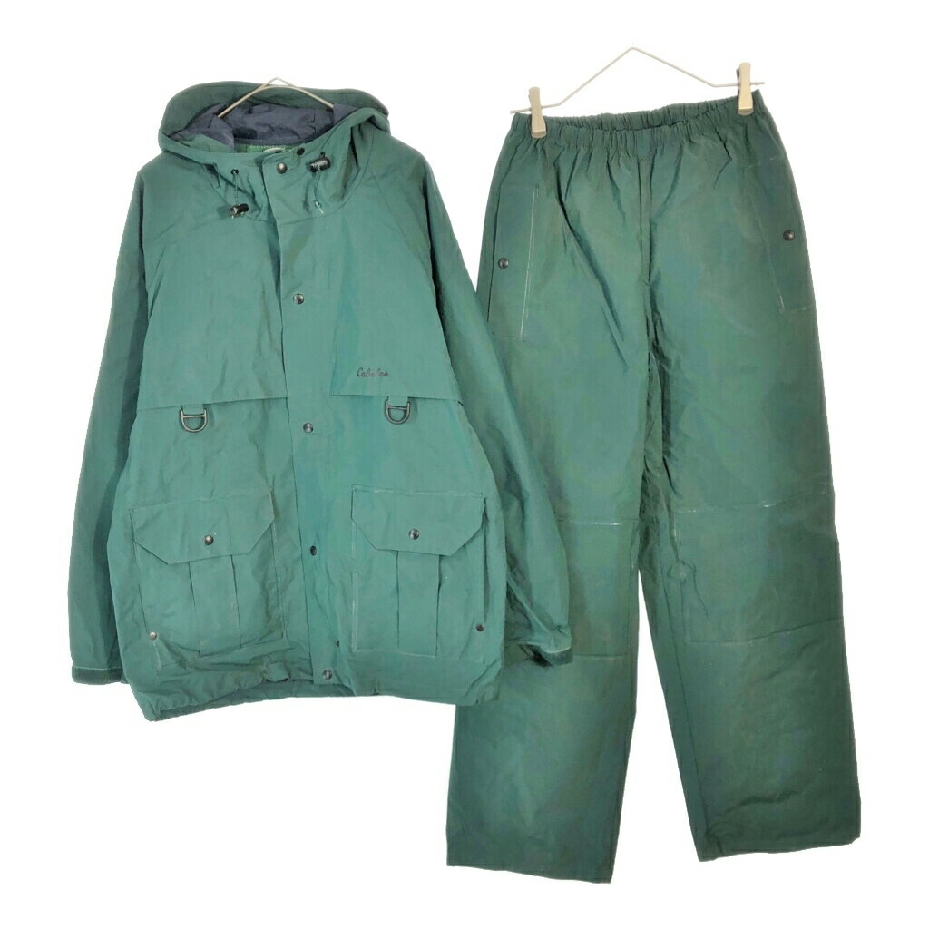 Cabela's カベラス フィッシング セットアップ アウトドア グリーン(メンズ M)中古 古着 X4686|YAMAHISA USEDCLOTHINGSHOP