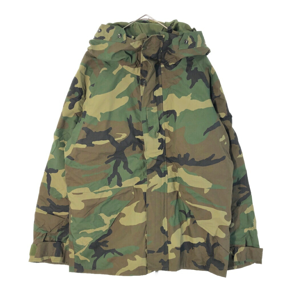 00年代 米軍実物 U.S.ARMY ECWCS GEN1 GORE-TEX パーカージャケット ミリタリー ウッドランドカモ 迷彩(メンズ)中古 古着 X4751