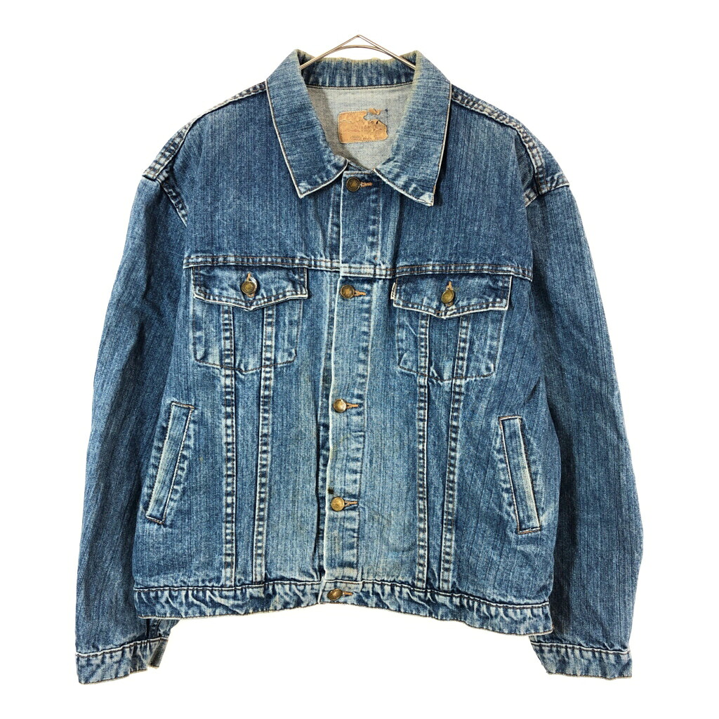00年代 Levi's リーバイス 70603 デニムトラッカージャケット ブルー(メンズ 50)中古 古着 X4776