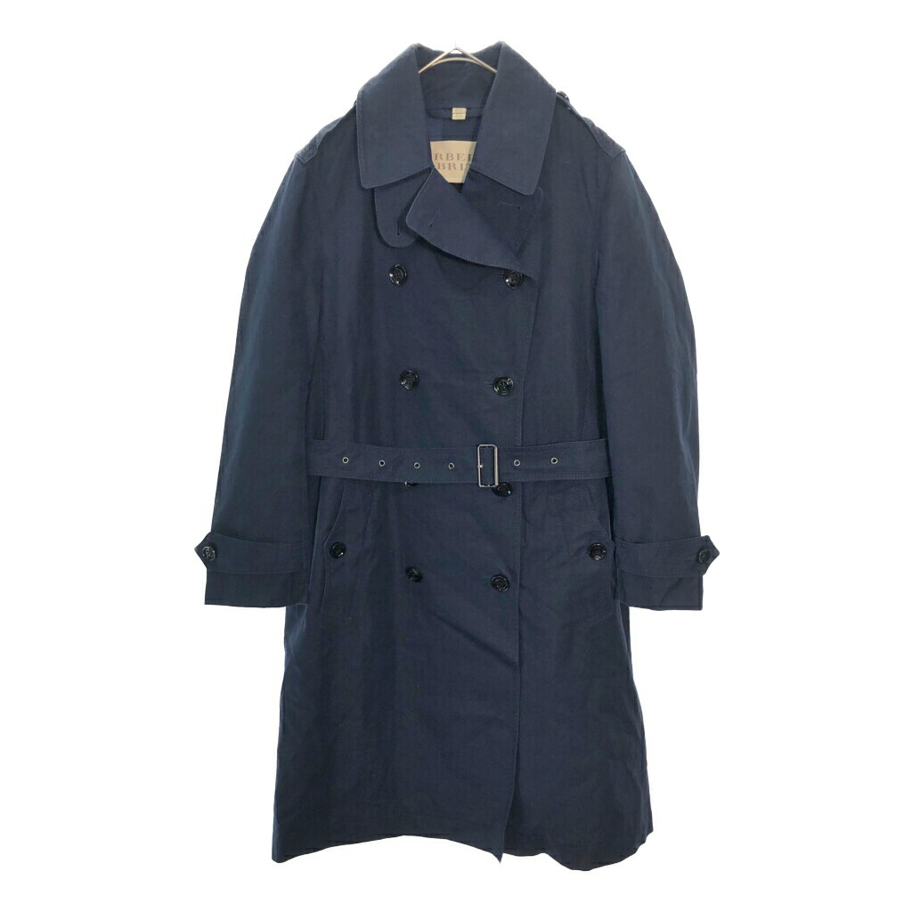BURBERRY BRIT バーバリー トレンチコート ネイビー(レディース 12)中古 古着 X4797