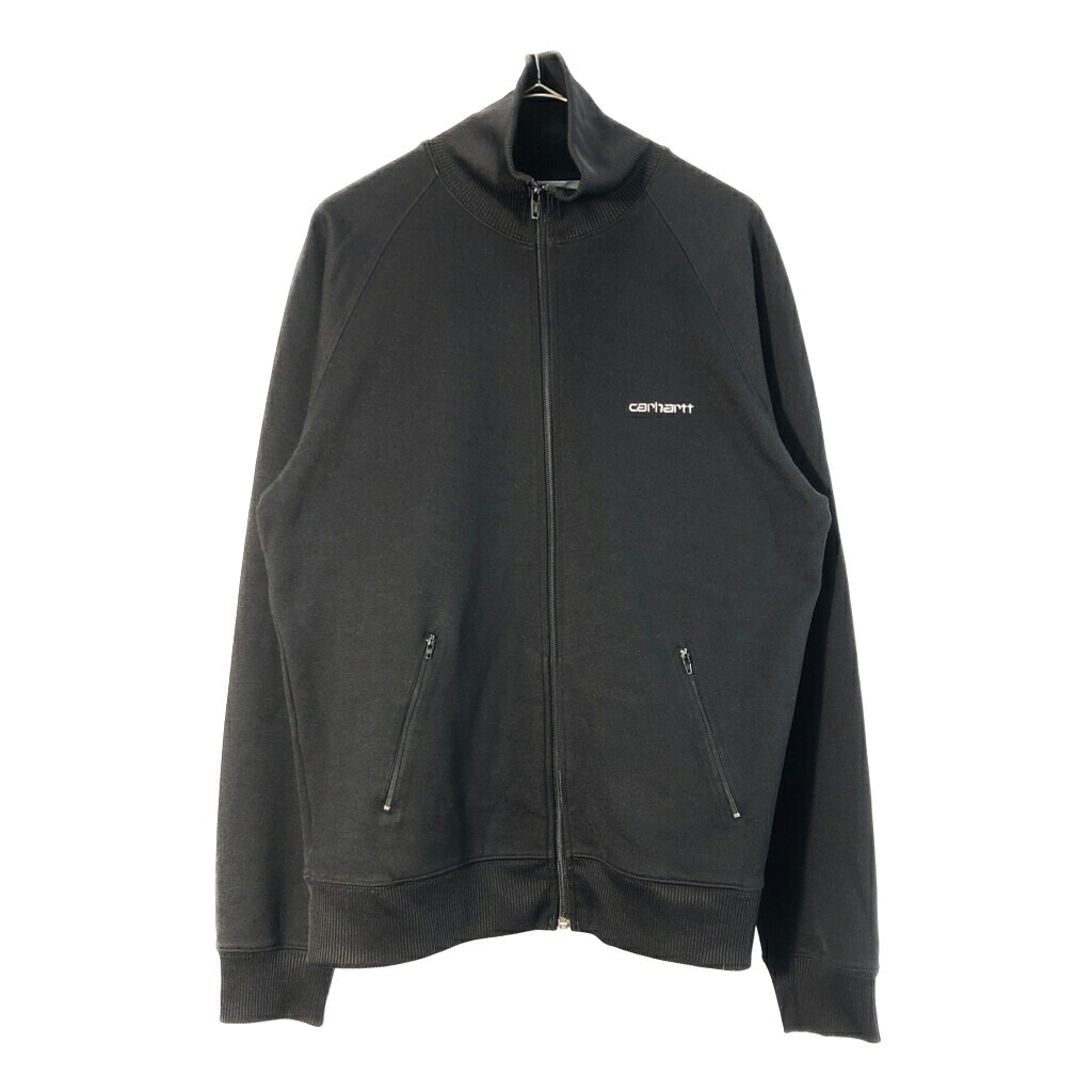 00年代 Carhartt カーハート トラックジャケット ブラック(メンズ L)中古 古着 X4912
