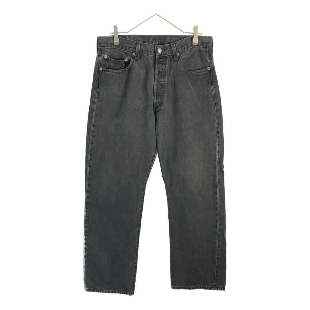 Levi's リーバイス 501 デニムパンツ ブラック(メンズ W34 L30)中古 古着 X5397
