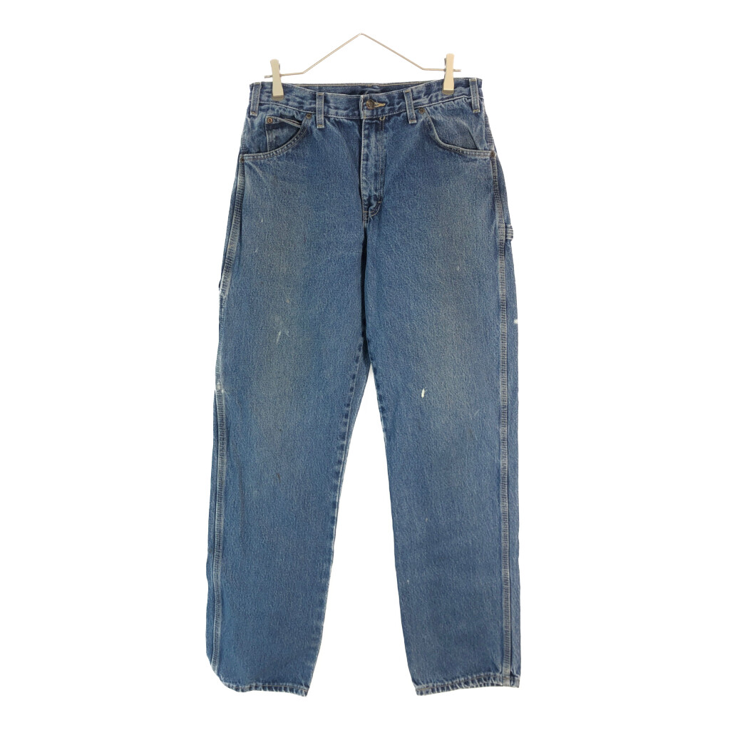 00年代 Dickies ディッキーズ デニム ペインターパンツ ブルー(メンズ W33 L34)中古 古着 X5543