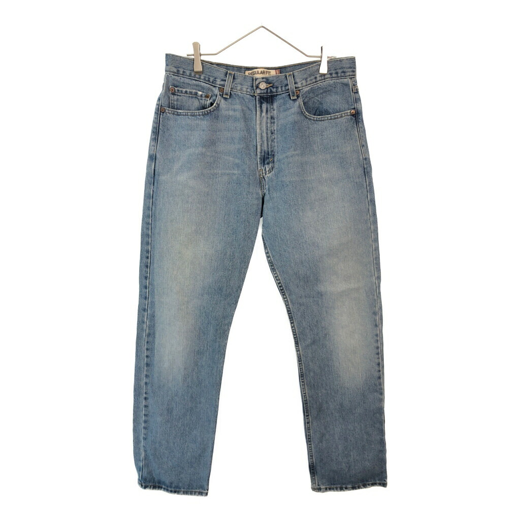 Levi's リーバイス 505 デニムパンツ ブルー(メンズ W34 L32)中古 古着 X5644