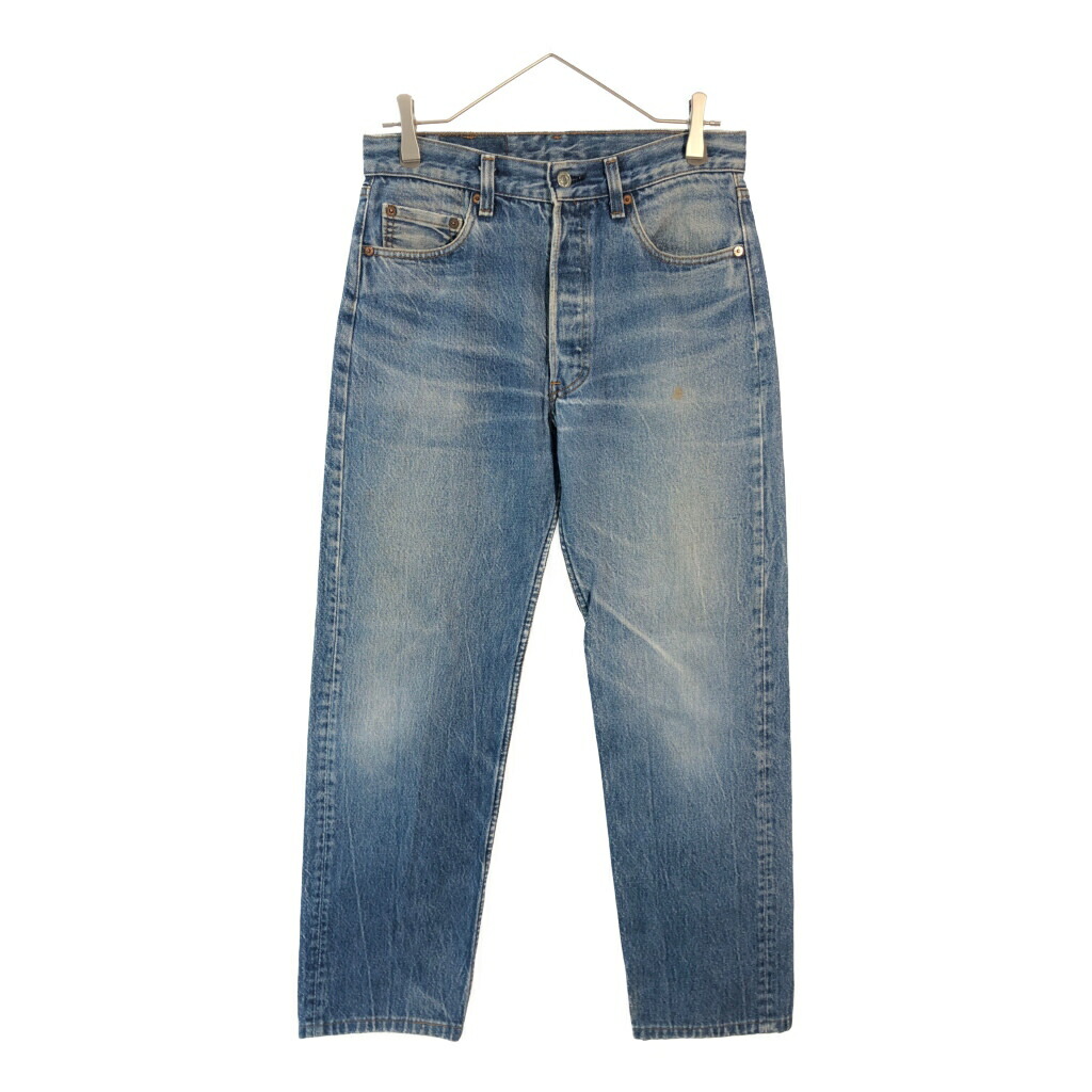 80年代 USA製 Levi's リーバイス 501-0115 デニムパンツ ブルー(メンズ W30 L36)中古 古着 X5711