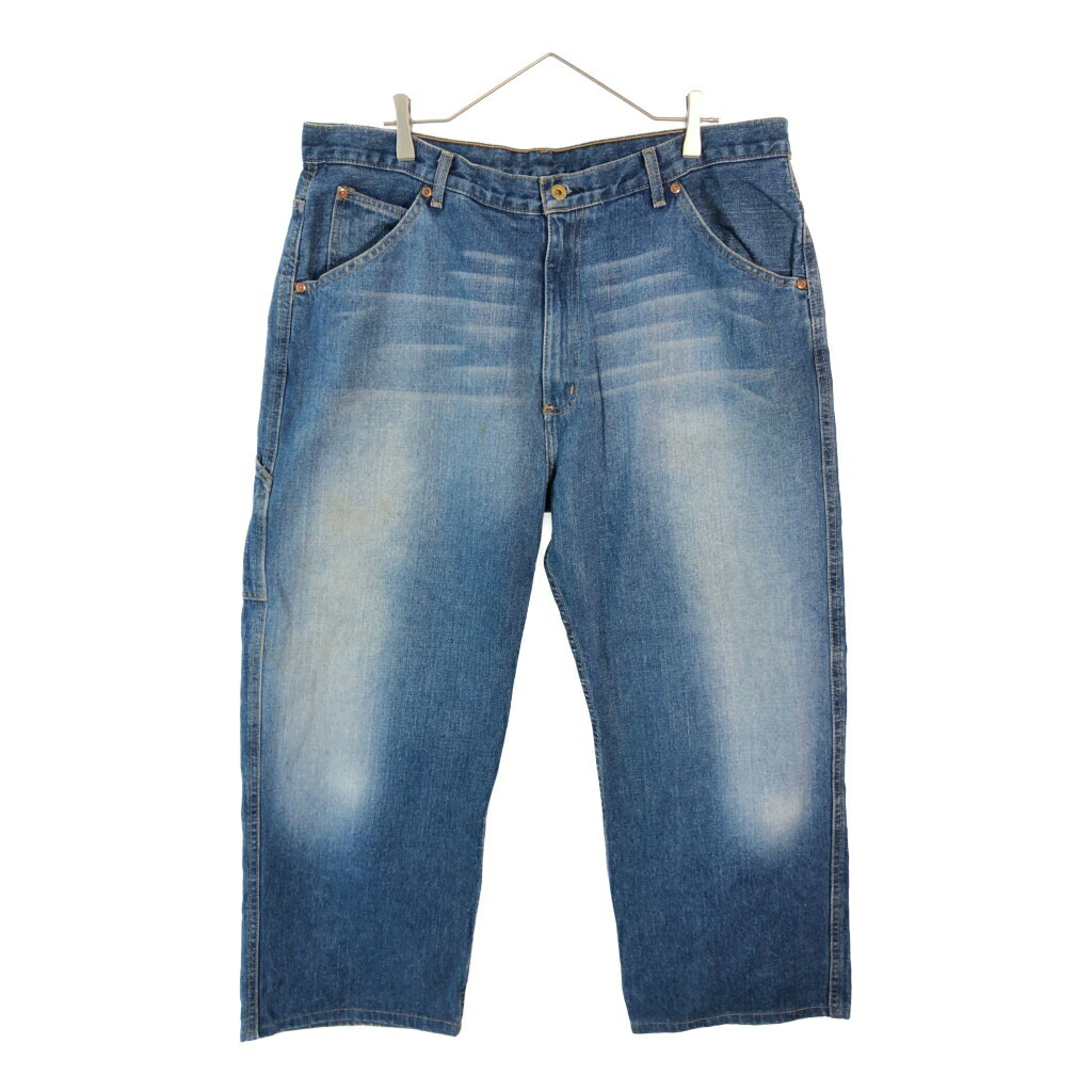 POLO JEANS ポロジーンズ ラルフローレン デニム ペインターパンツ ブルー(メンズ W38 L30)中古 古着 X5719