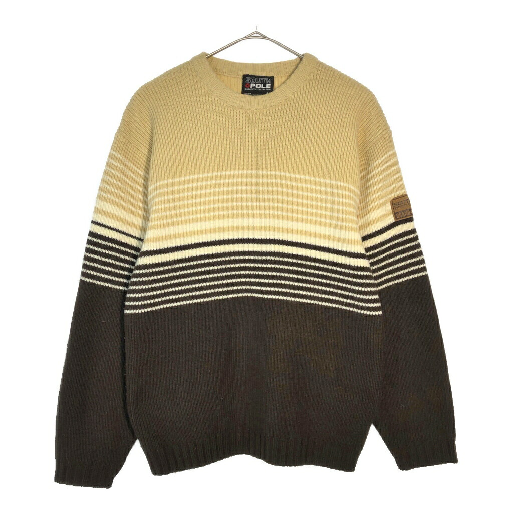 SOUTH POLE サウスポール アクリルニットセーター マルチカラー(メンズ M)中古 古着 X5968｜YAMAHISA USEDCLOTHINGSHOP