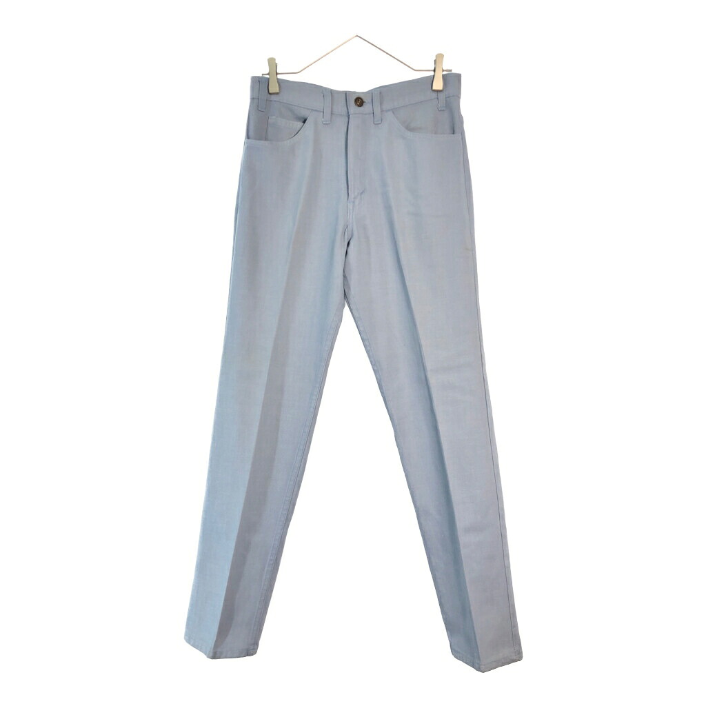 70年代 USA製 Levi's リーバイス STA-PREST スタプレスト スラックスパンツ ヴィンテージ(メンズ W30 L30相当)中古 古着 X6518｜YAMAHISA USEDCLOTHINGSHOP