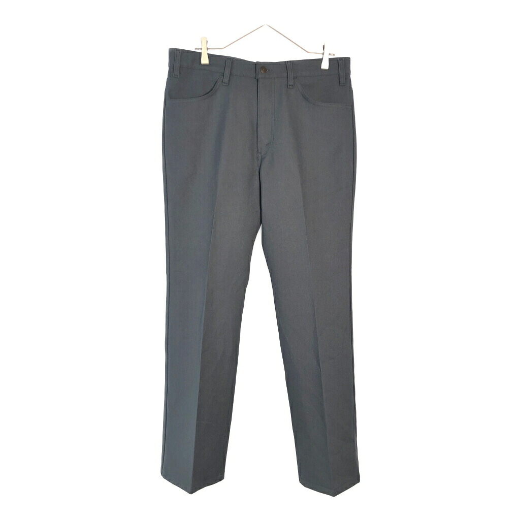 80年代 USA製 Levi's リーバイス STA-PREST スタプレスト スラックスパンツ グレー(メンズ W34 L32)中古 古着 X6622