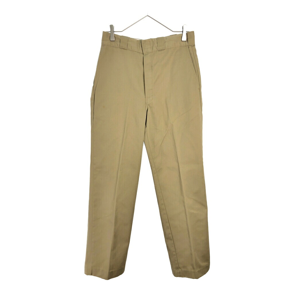 80年代 USA製 Dickies ディッキーズ ワークパンツ ベージュ(メンズ W30 L34)中古 古着 X6733｜YAMAHISA USEDCLOTHINGSHOP