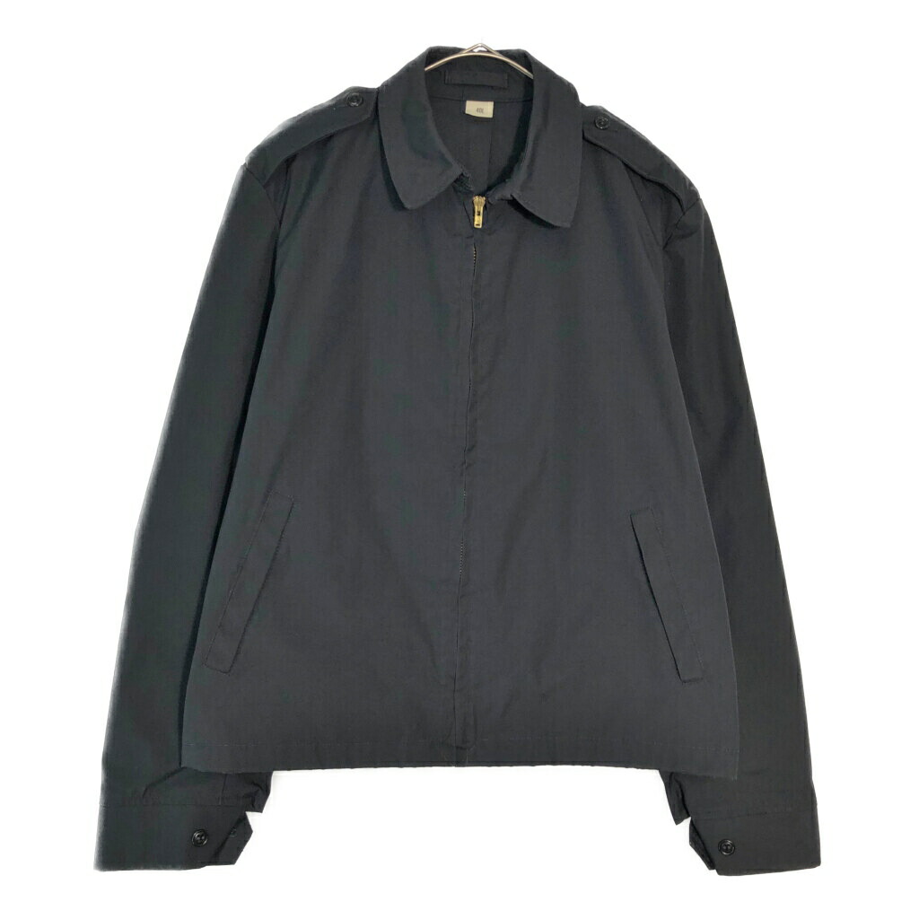 80年代 米軍実物 U.S.NAVY PATRIOT NAVY WINDBREAKER ウィンドブレーカージャケット ミリタリー ネイビー(メンズ 40 L)中古 古着 X6796