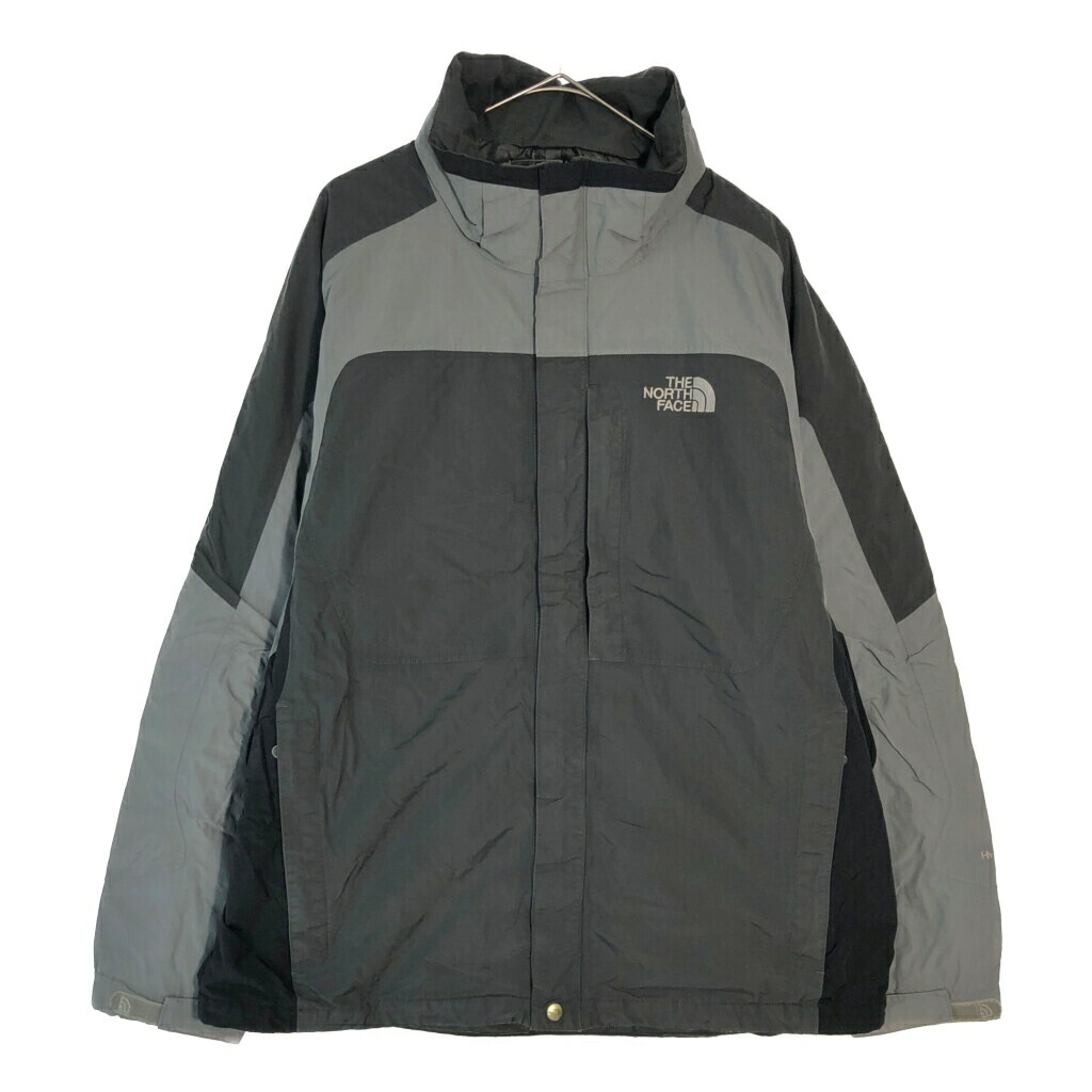 THE NORTH FACE ノースフェイス HYVENT マウンテンジャケット アウトドア ブラック(メンズ XL)中古 古着 X6808