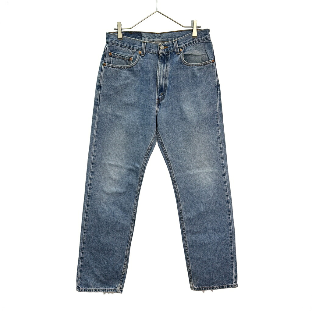 00年代 USA製 Levi's リーバイス 505 デニムパンツ ブルー(メンズ W34 L32)中古 古着 X6898