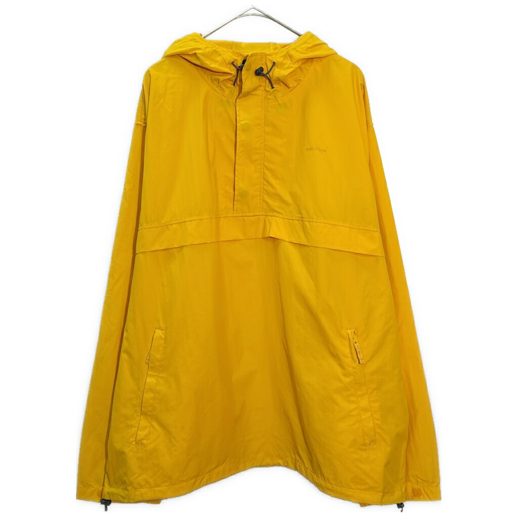 ORVIS オービス アノラックパーカー 大きいサイズ アウトドア イエロー(メンズ XXL)中古 古着 X6918