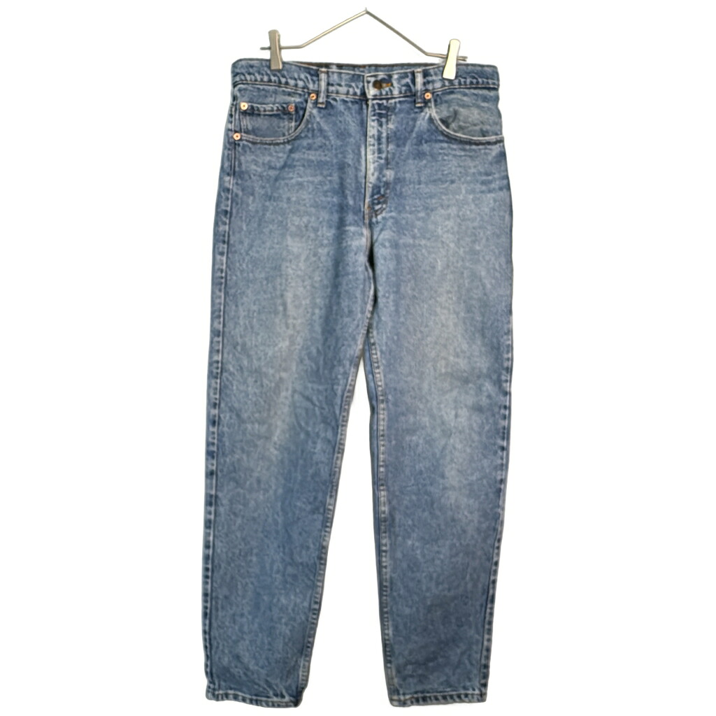 90年代 USA製 Levi's リーバイス 550 デニムパンツ インディゴブルー(メンズ W34 L32)中古 古着 X7063|YAMAHISA USEDCLOTHINGSHOP