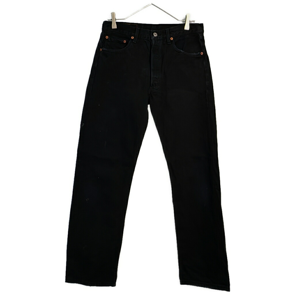 90年代 Levi's リーバイス 501 デニムパンツ ブラック(メンズ W32 L30)中古 古着 X7069|YAMAHISA USEDCLOTHINGSHOP