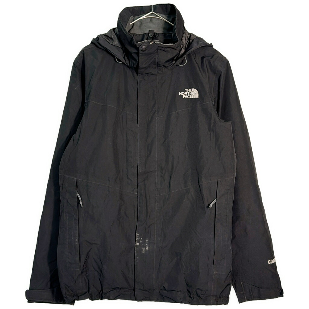 THE NORTH FACE ノースフェイス GORE-TEX マウンテンパーカー アウトドア ブラック(メンズ S)中古 古着 X7079