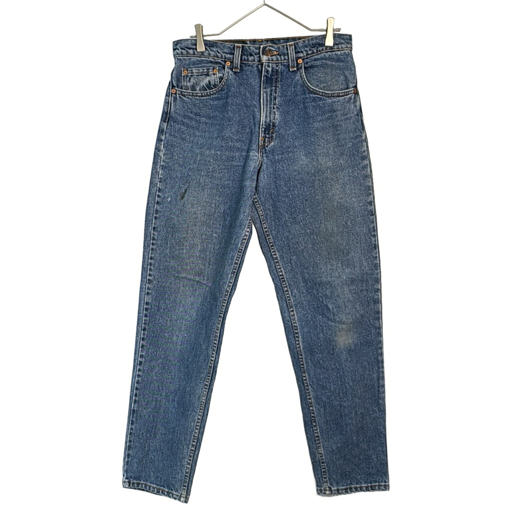 90年代 USA製 Levi's リーバイス 550 デニムパンツ ブルー(メンズ W32 L32)中古 古着 X7229｜YAMAHISA USEDCLOTHINGSHOP