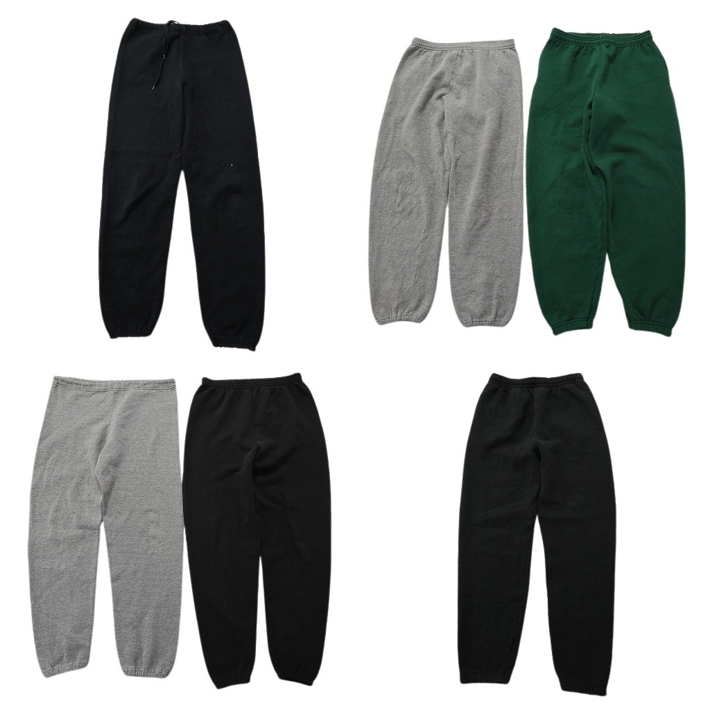 古着卸 まとめ売り USA製 スウェット パンツ 6枚セット (メンズ M ) ジャージーズ ブラック グレー グリーン 中古 古着 NE1433