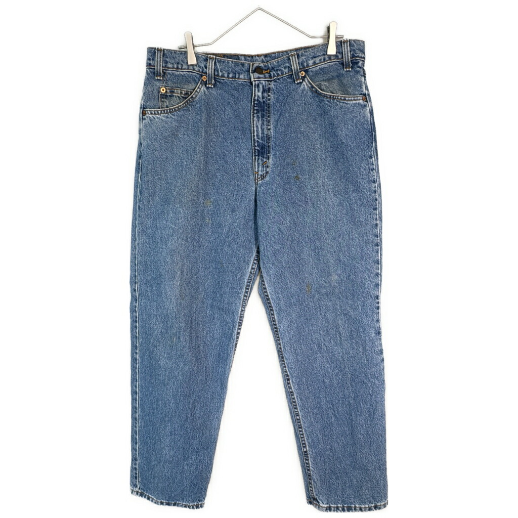 90年代 USA製 Levi's リーバイス 555 デニムパンツ オレンジタブ インディゴブルー(メンズ W36 L30)中古 古着 X7247