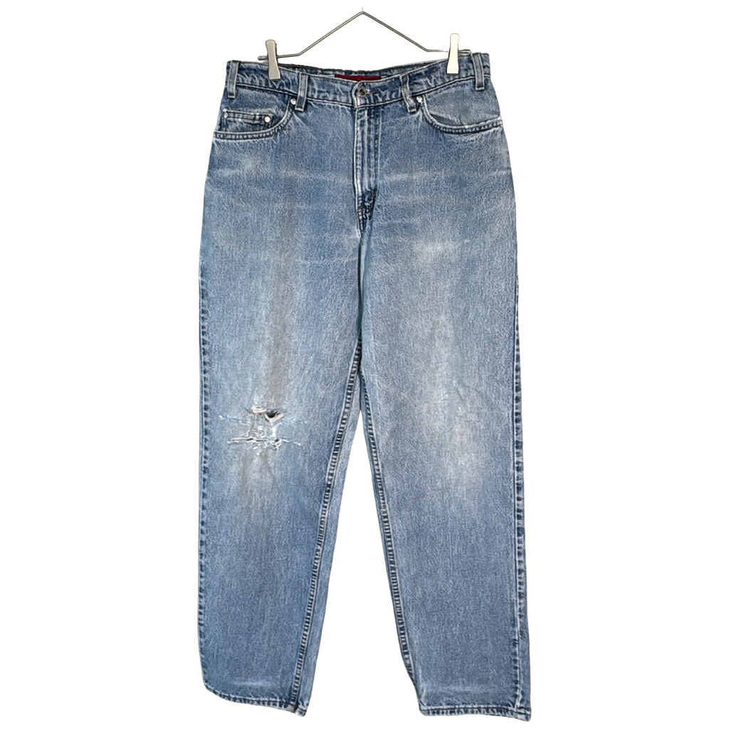 90年代 USA製 Levi's リーバイス SilverTab シルバータブ LOOSE デニムパンツ ブルー(メンズ W33 L32)中古 古着 X7256｜YAMAHISA USEDCLOTHINGSHOP