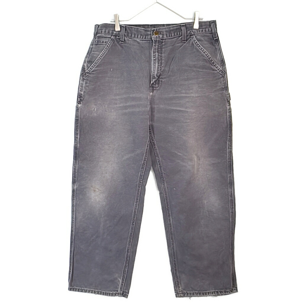 Carhartt カーハート ダック ペインターパンツ グレー(メンズ W36 L30)中古 古着 X7289