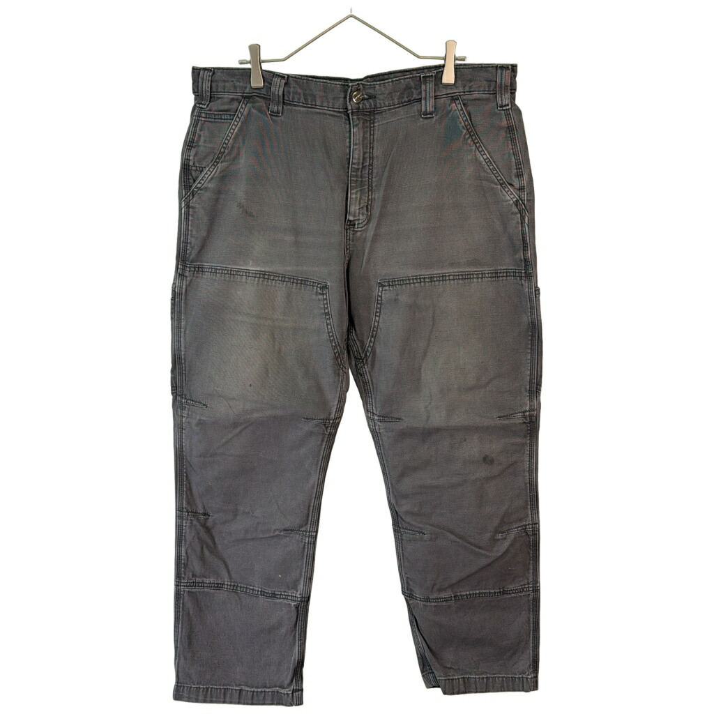 Carhartt カーハート ダック ダブルニー ペインターパンツ グレー(メンズ W38 L30)中古 古着 X7350