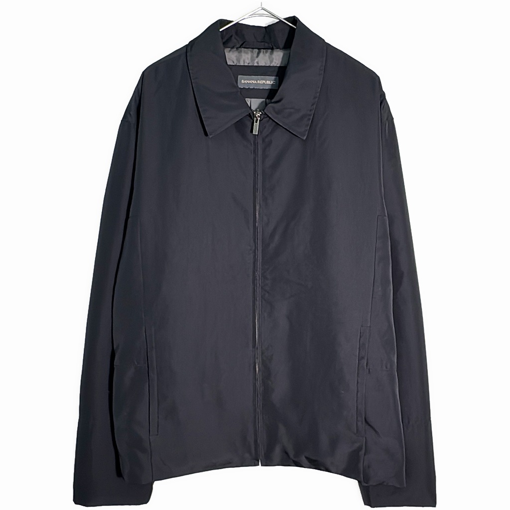 Banana Republic バナナリパブリック スイングトップ ブラック(メンズ XL)中古 古着 X7404｜YAMAHISA USEDCLOTHINGSHOP
