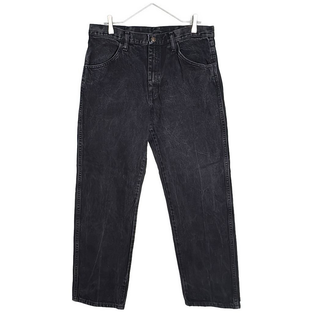 RUSTLER ラスラー デニムパンツ ブラック(メンズ W34 L30)中古 古着 X7409 5,291円