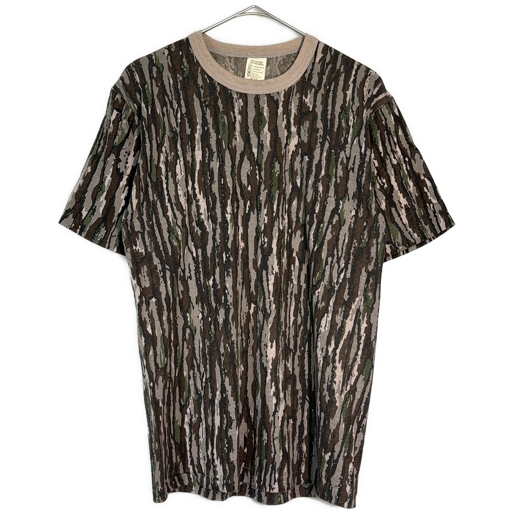 90年代 リアルツリーカモ Ｔシャツ アウトドア迷彩(メンズ L)中古 古着 X7723