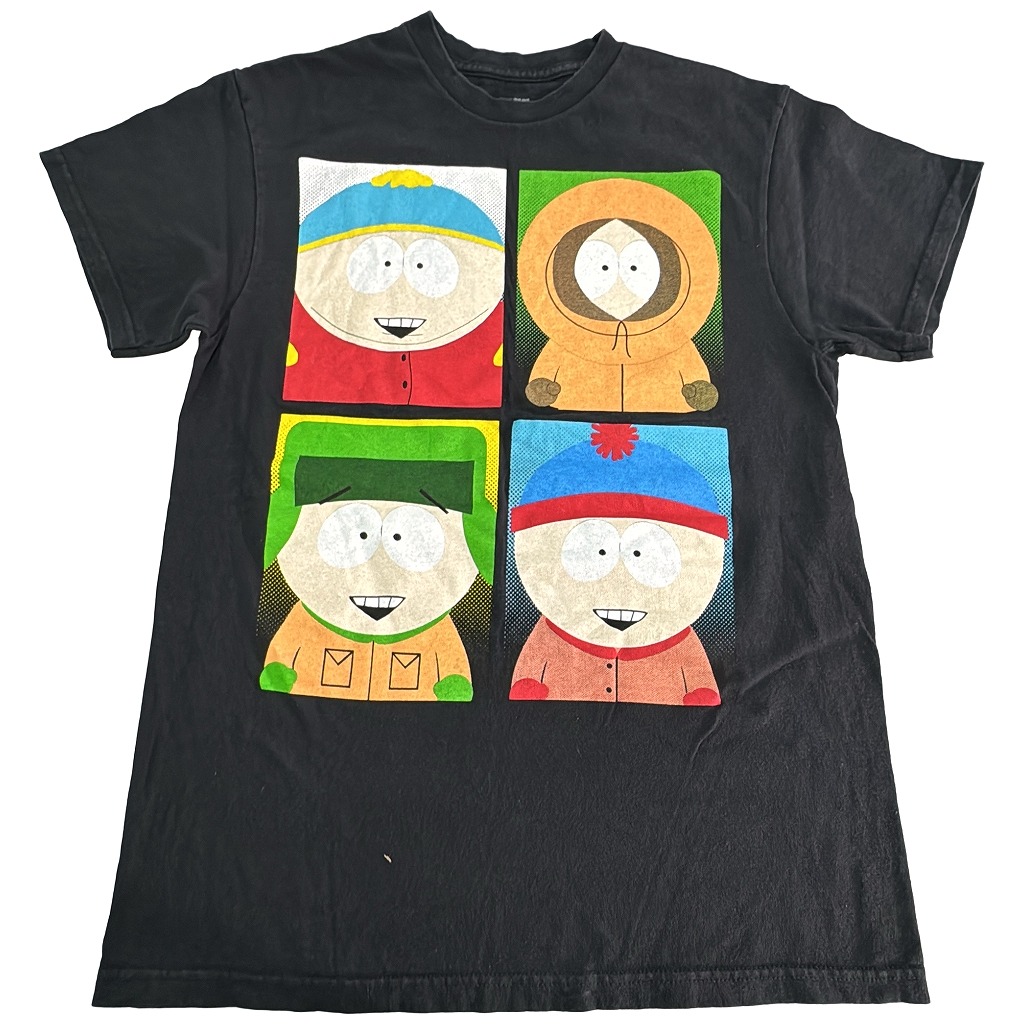 SOUTH PARK サウスパーク 半袖Ｔシャツ アニメ キャラクター ブラック(メンズ M)中古 古着 X7817