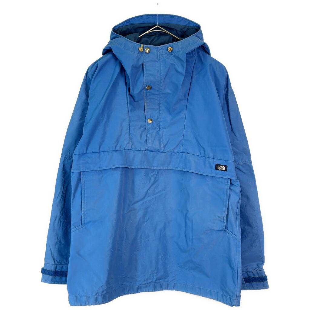 70年代 THE NORTH FACE ノースフェイス GORE-TEX アノラックパーカー ヴィンテージ アウトドア ブルー(メンズ M)中古 古着 X8022｜YAMAHISA USEDCLOTHINGSHOP