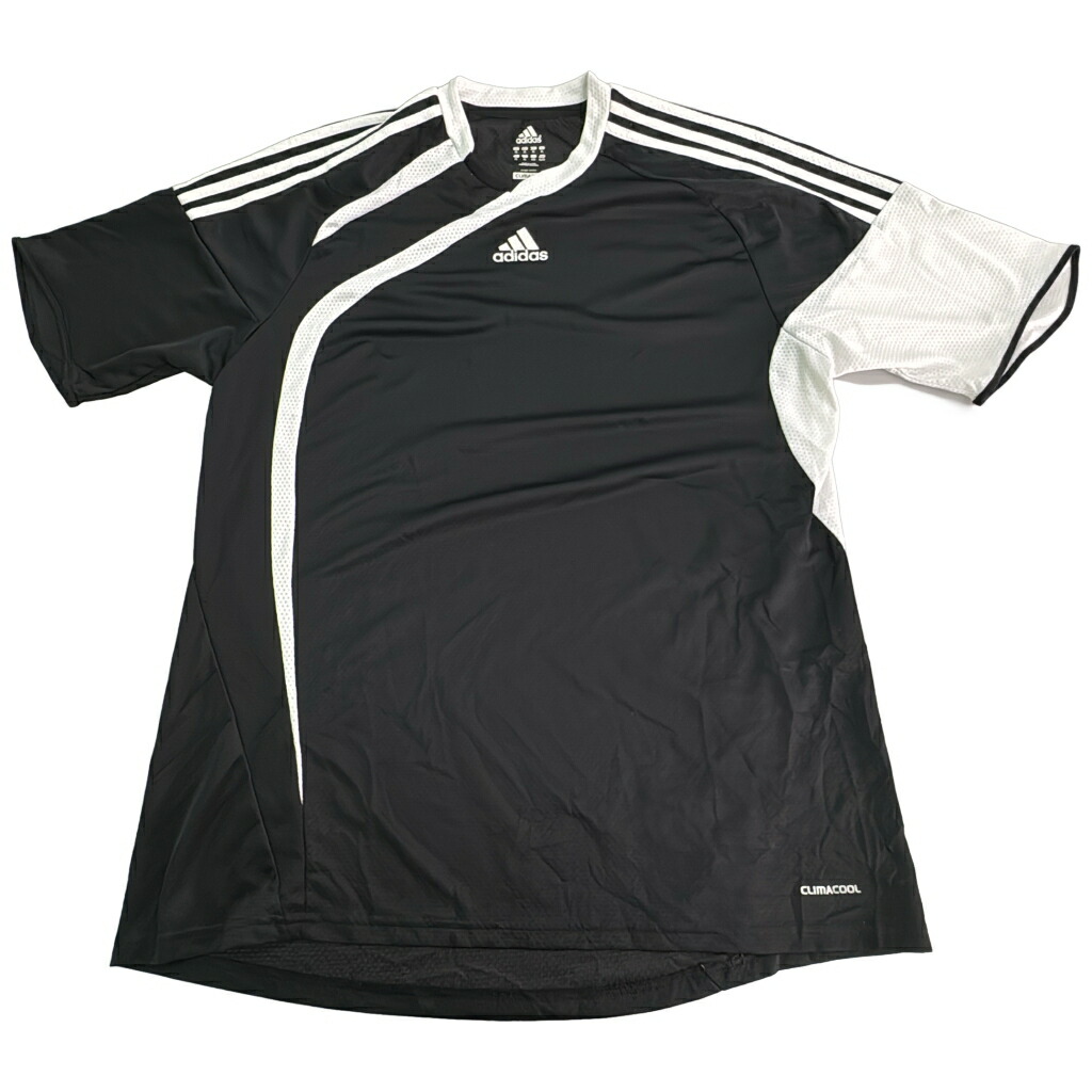 adidas アディダス ドライＴシャツ スポーツ ブラック(メンズ XL)中古 古着 X8031
