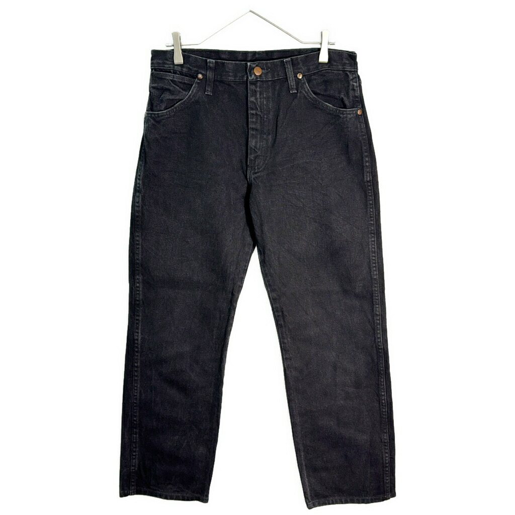Wrangler ラングラー デニムパンツ ブラック(メンズ W32 L30)中古 古着 X8189