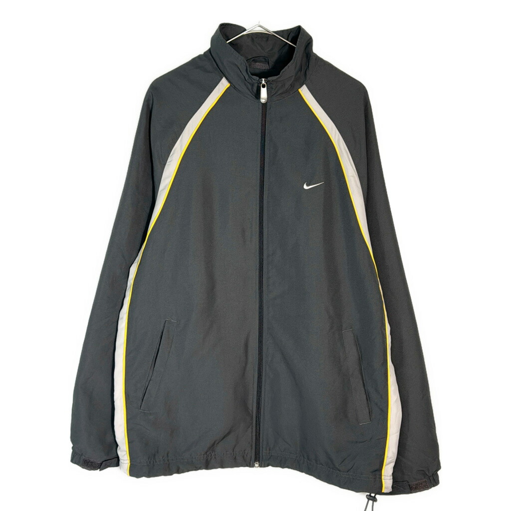 00年代 NIKE ナイキ トラックジャケット スポーツ グレー(メンズ L)中古 古着 X8338