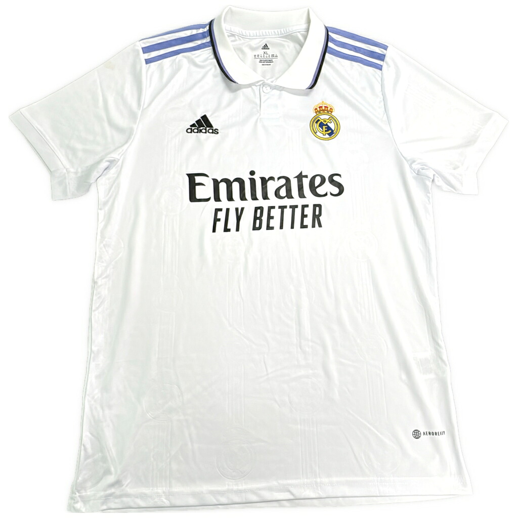 adidas アディダス レアル・マドリード ユニフォーム プロチーム サッカー ホワイト(メンズ XL)中古 古着 X8711