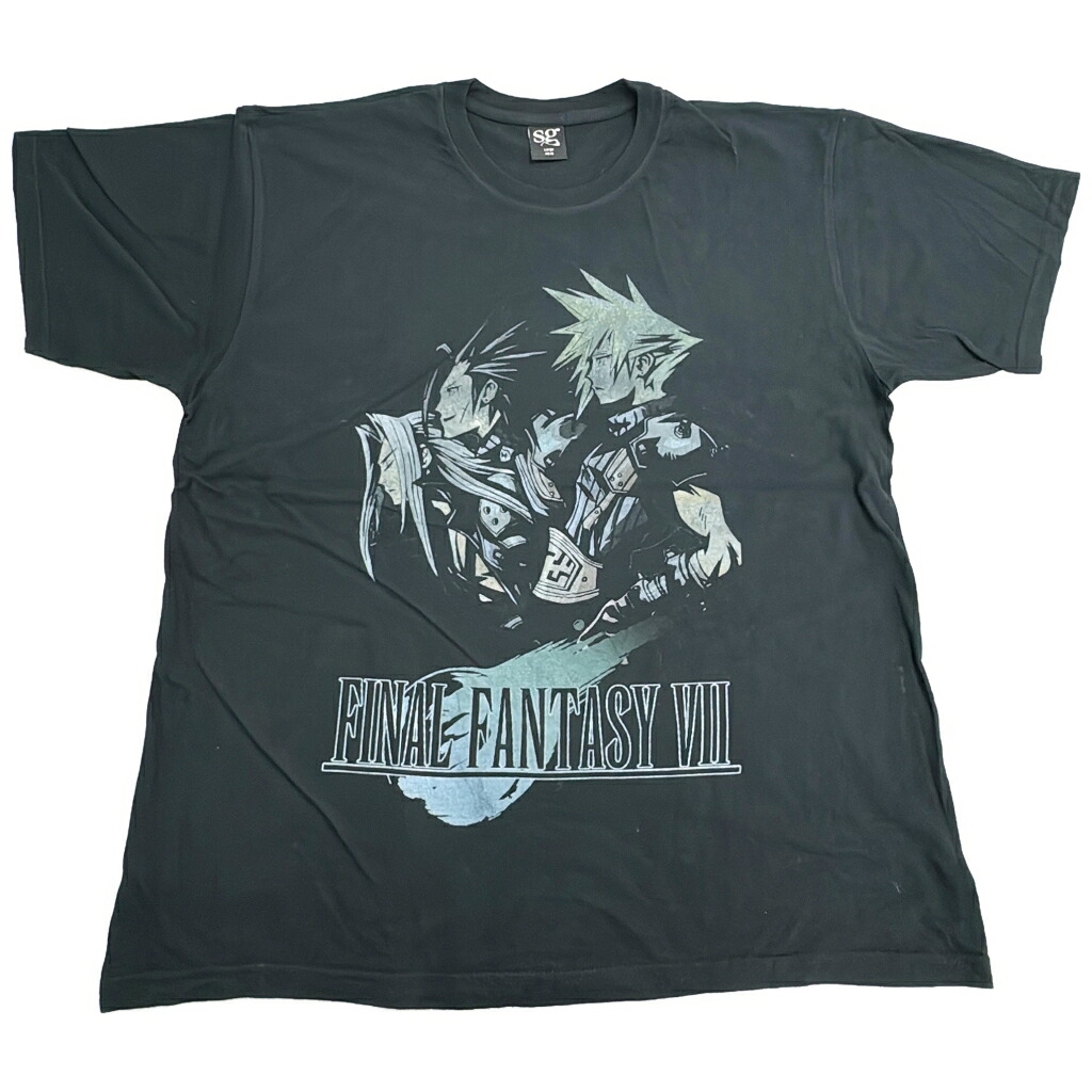 FINAL FANTASY ファイナル・ファンタジー 半袖Ｔシャツ ゲーム キャラクター ブラック(メンズ L)中古 古着 X8736
