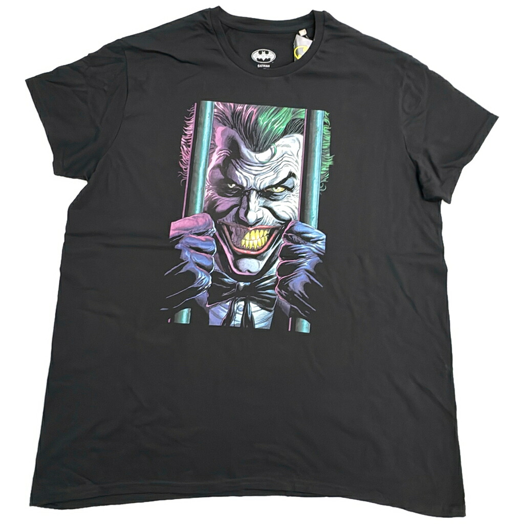 MARVEL マーベル Joker ジョーカー 半袖Ｔシャツ 大きいサイズ コミックス キャラクター ブラック(メンズ 2XL)中古 古着 X8738