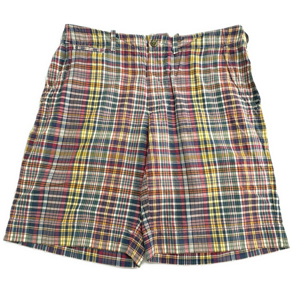 Polo by Ralph Lauren ポロ ラルフローレン ショートパンツ マドラスチェック(メンズ W34)中古 古着 X9135