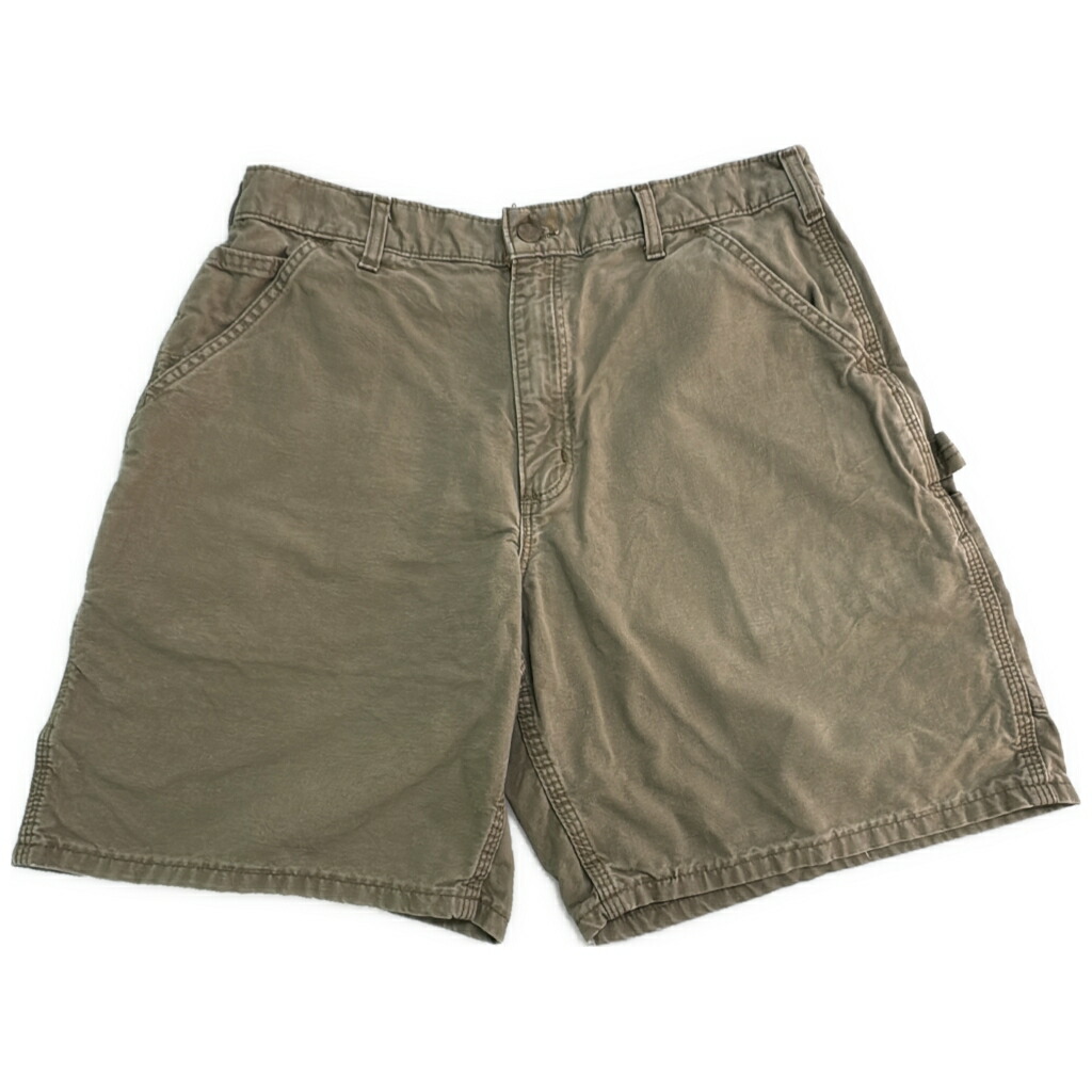 Carhartt カーハート ペインターショートパンツ カーキ(メンズ W34)中古 古着 X9297
