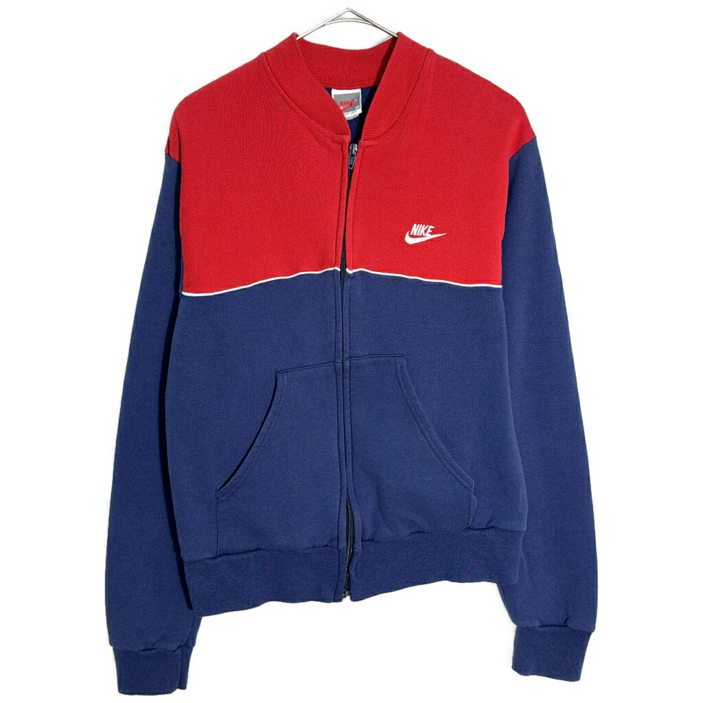 90年代 USA製 NIKE ナイキ スウェット トラックジャケット バイカラー(メンズ M)中古 古着 Y4589|YAMAHISA USEDCLOTHINGSHOP