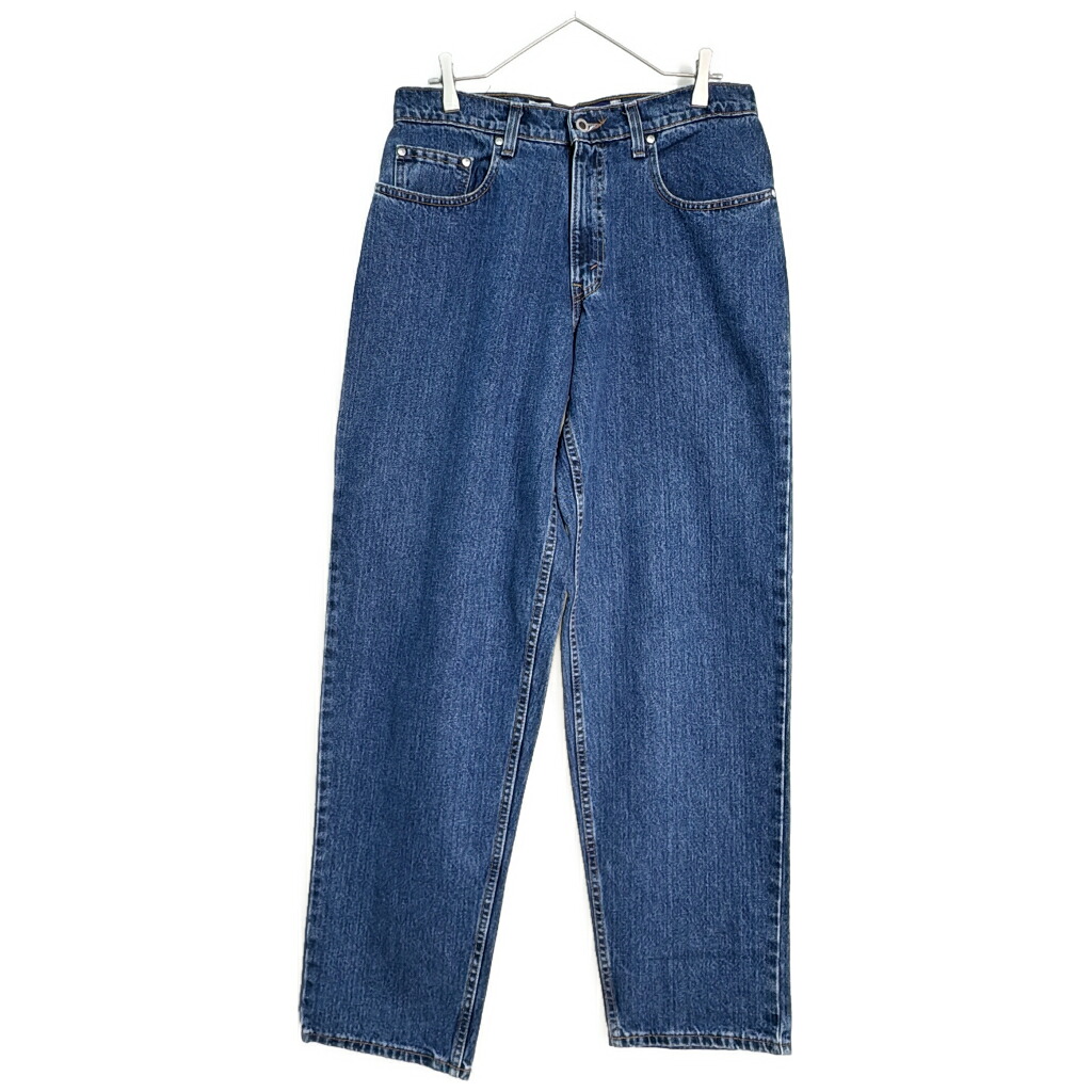 デッドストック 90年代 USA製 Levi's リーバイス SilverTab シルバータブ デニムバギーパンツ ブルー(メンズ W31 L32)中古 古着 Y5264｜YAMAHISA USEDCLOTHINGSHOP