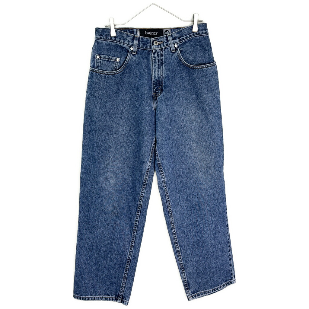 00年代 USA製 Levi's リーバイス SilverTab シルバータブ BAGGY バギーデニムパンツ ブルー(メンズ W30 L30)中古 古着 Y5309|YAMAHISA USEDCLOTHINGSHOP
