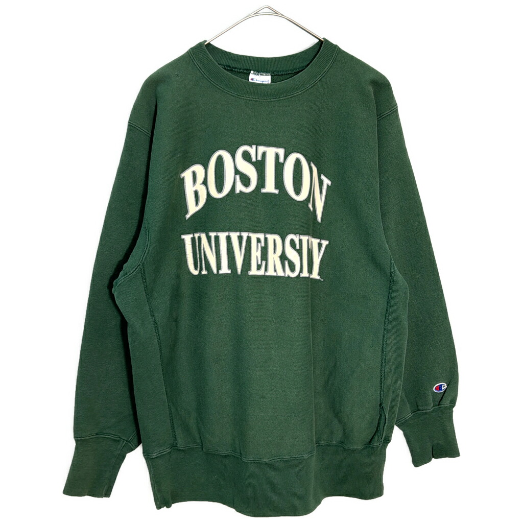 90年代 USA製 Champion チャンピオン REVERSE WEAVE リバースウィーブ カレッジスウェット(メンズ X-LARGE)中古 古着 Y5676｜YAMAHISA USEDCLOTHINGSHOP