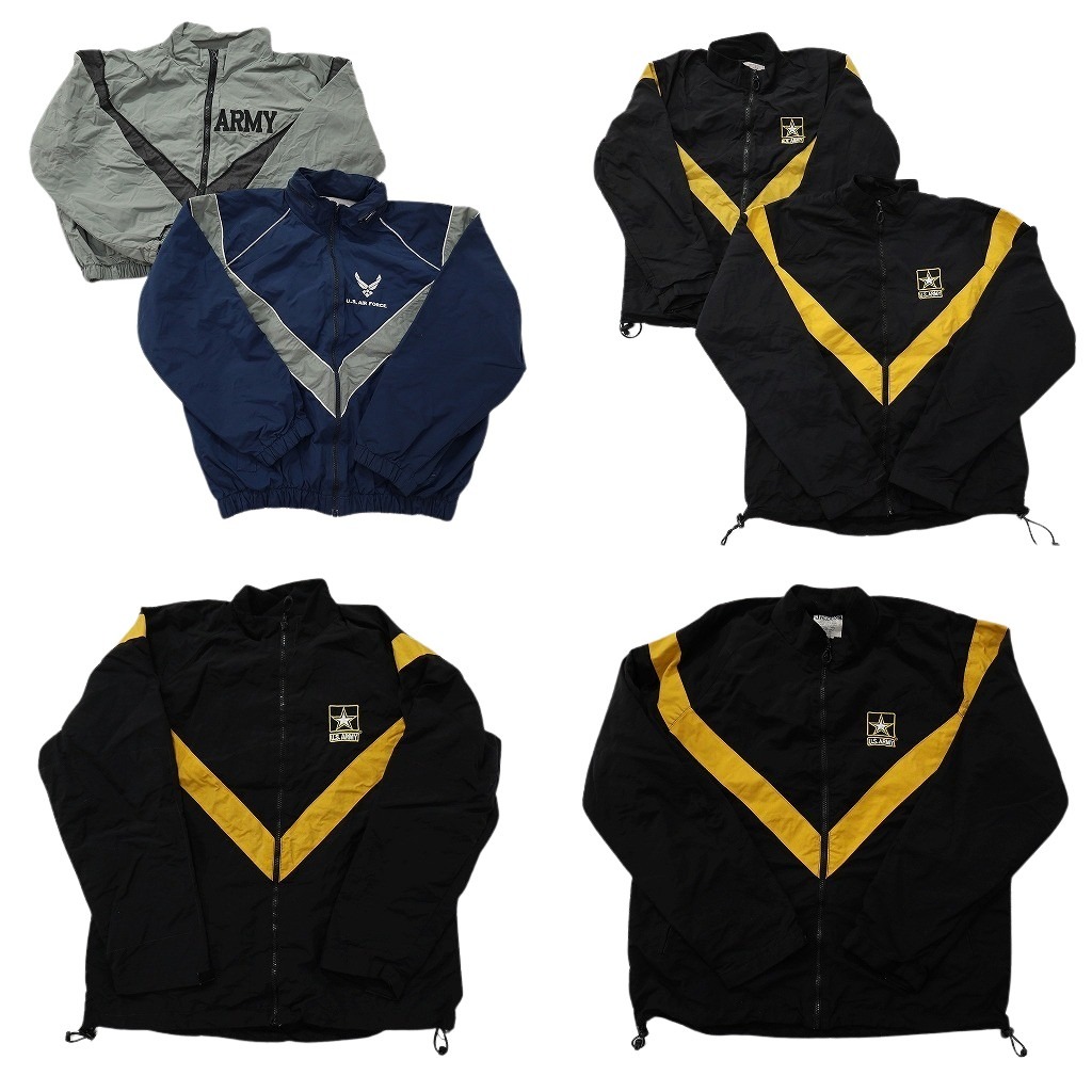 古着卸 まとめ売り ミリタリー トレーニングジャケット 6枚セット ( メンズ XS/S/M ) ARMY AIR FORCE 中古 古着 NF3760|YAMAHISA USEDCLOTHINGSHOP