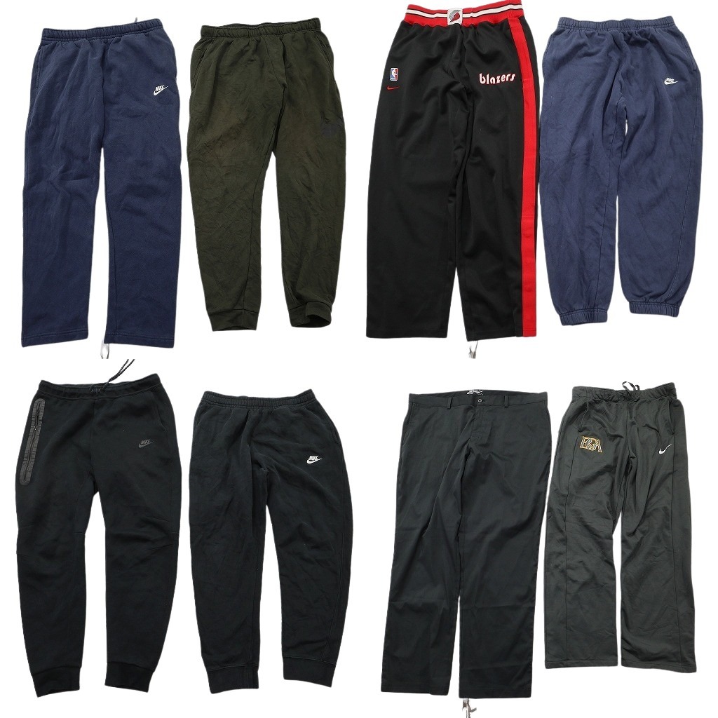 古着卸 まとめ売り NIKE ナイキ パンツ 8枚セット ( メンズ L ) ジョガー スウェット プロチーム NBA 中古 古着 NF4359｜YAMAHISA USEDCLOTHINGSHOP