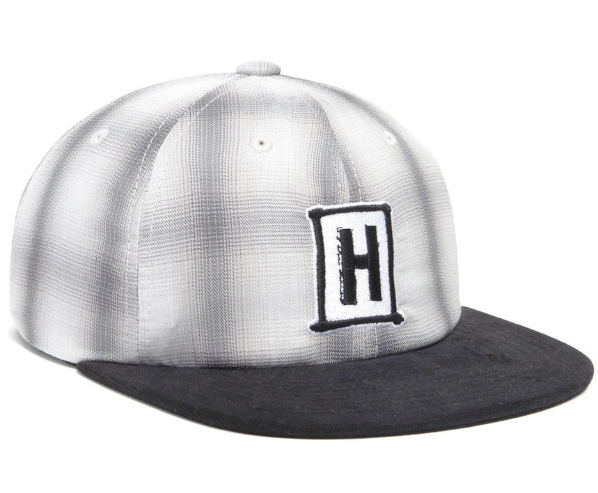 HUF Plaid 6 Panel Hat Cap Grey キャップ 送料無料
