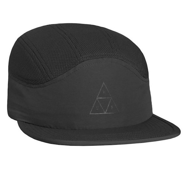 HUF Triple Triangle Runner Hat Cap Black キャップ 送料無料