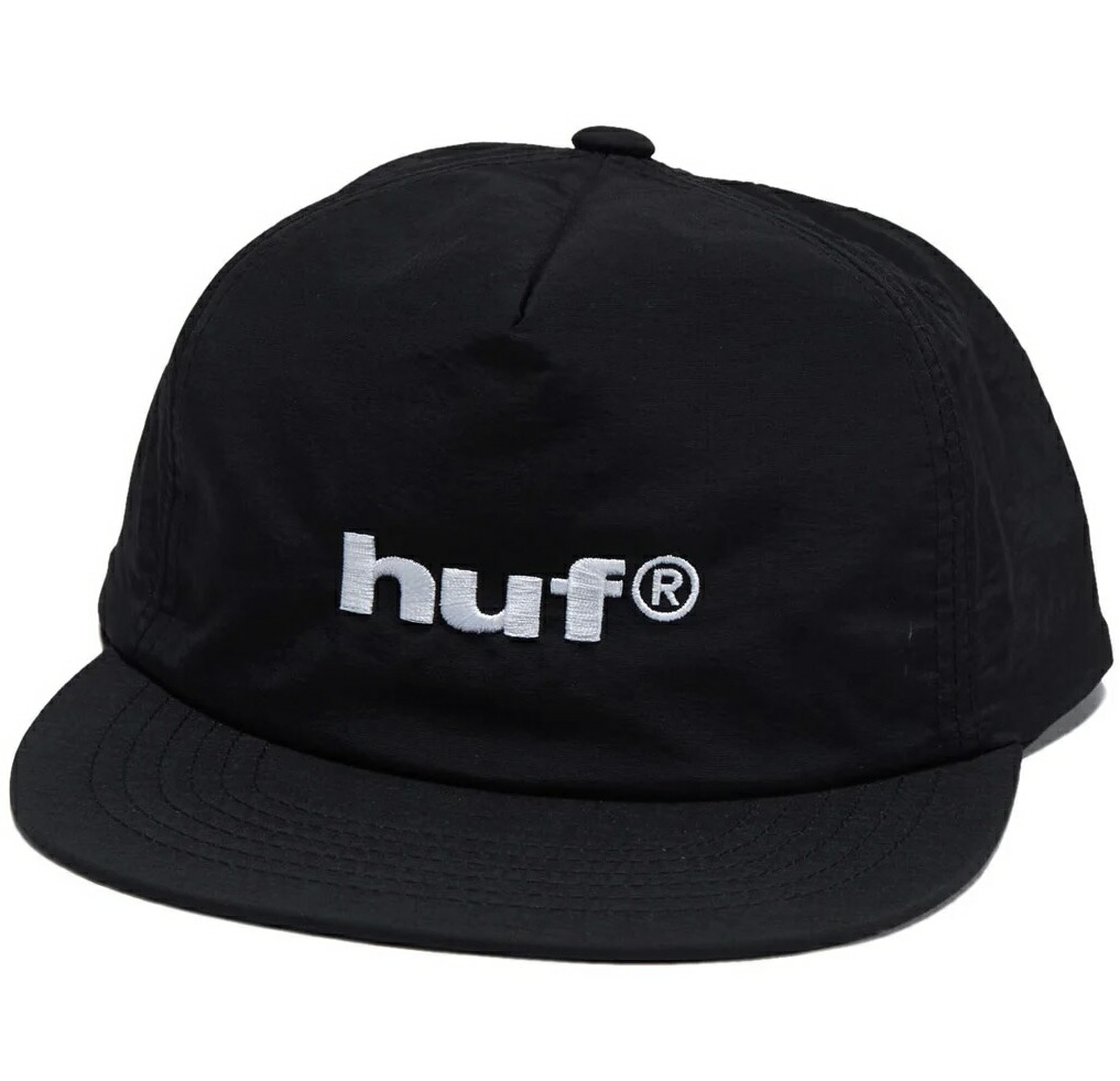 HUF 89 Nylon Snapback Hat Cap Black キャップ 送料無料
