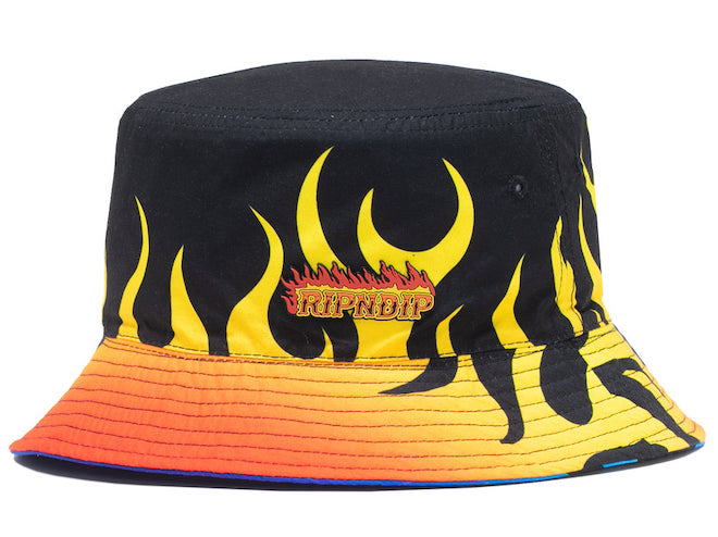 Ripndip Welcome To Heck Reversible Bucket Hat Black ハット 送料無料